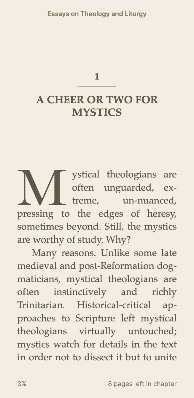 The Treefort eBook reader